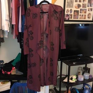 Beautiful long open kimono